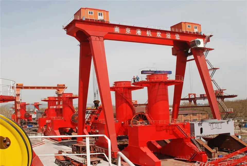 35 Ton Rail Mounted Container Gantry Crane For Port Terminal factory