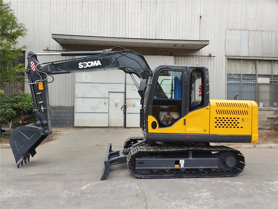 8ton 8000KG Crawler Mini Excavator Small Digger With Attachment For Sale